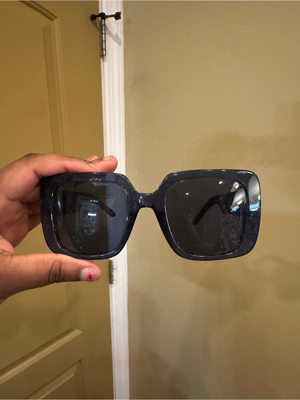 Christian Dior Oversized Square Sunglasses in Dark Navy